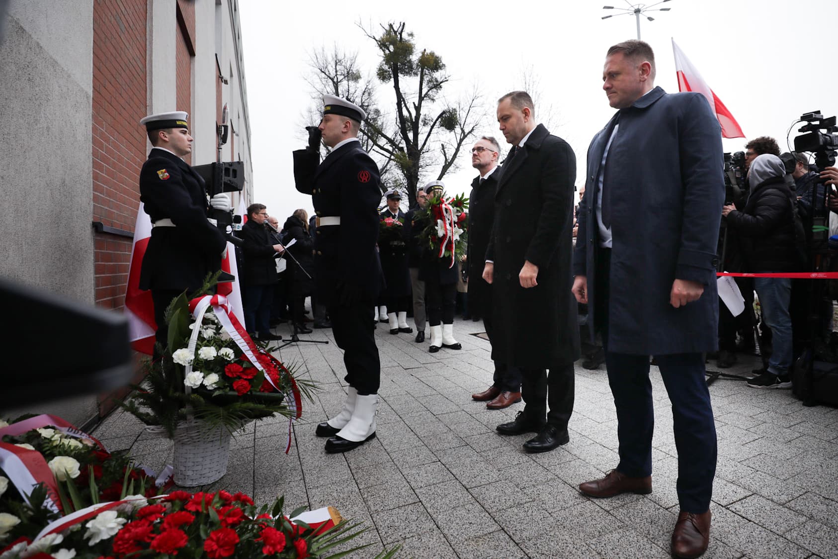 Odsłonięcie tablic śp. Lecha Kaczyńskiego